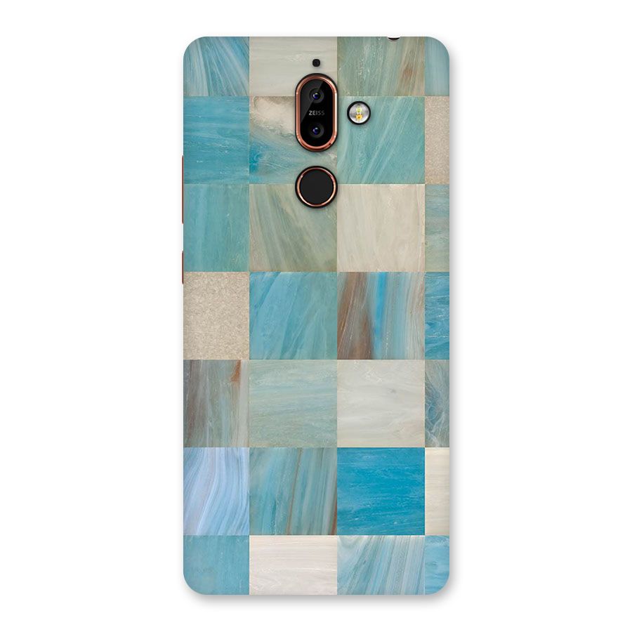 Blue Tiles Back Case for Nokia 7 Plus