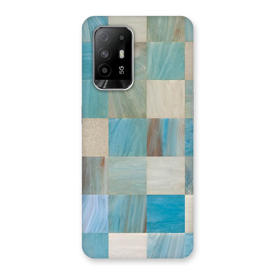 Blue Tiles Back Case for Oppo F19 Pro Plus 5G