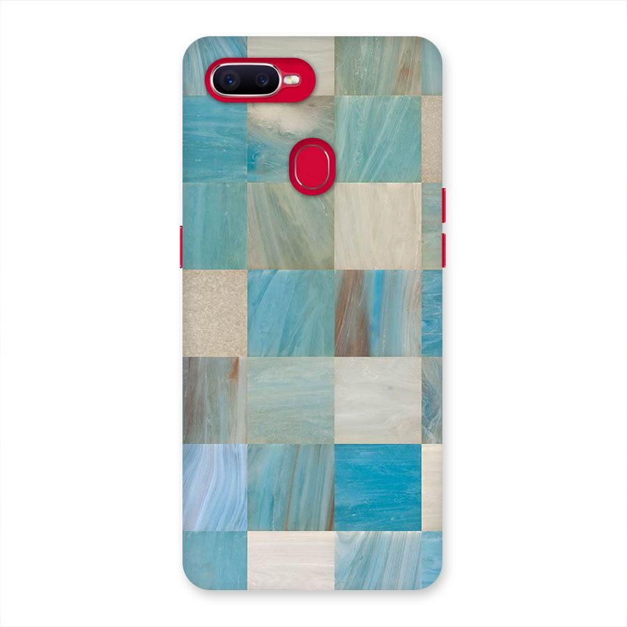 Blue Tiles Back Case for Oppo F9 Pro
