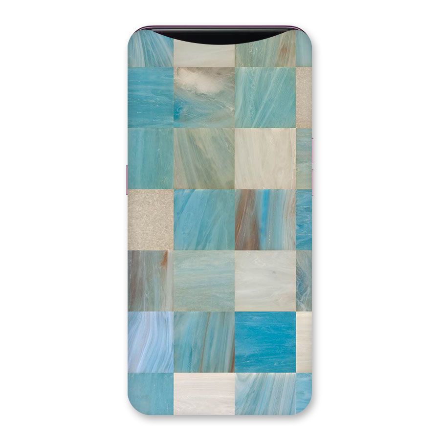 Blue Tiles Back Case for Oppo Find X