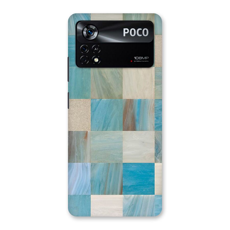 Blue Tiles Back Case for Poco X4 Pro 5G