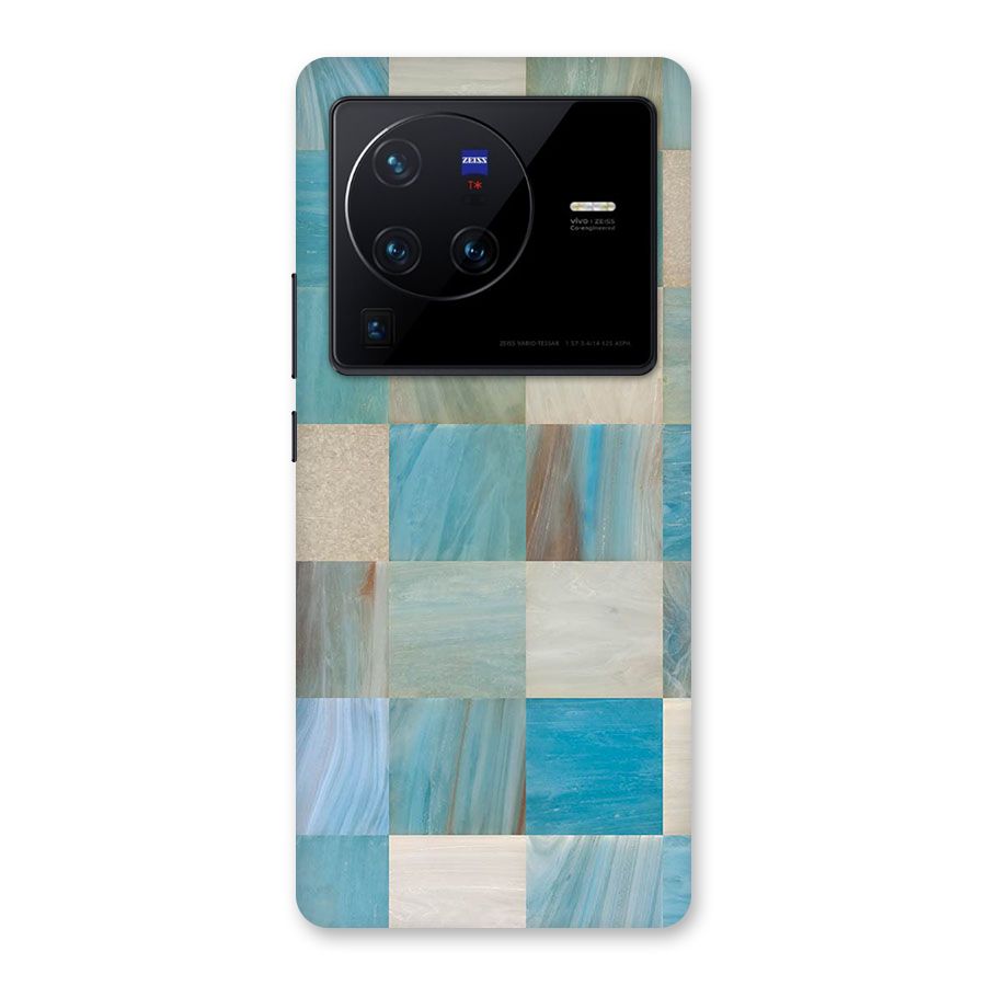 Blue Tiles Back Case for Vivo X80 Pro