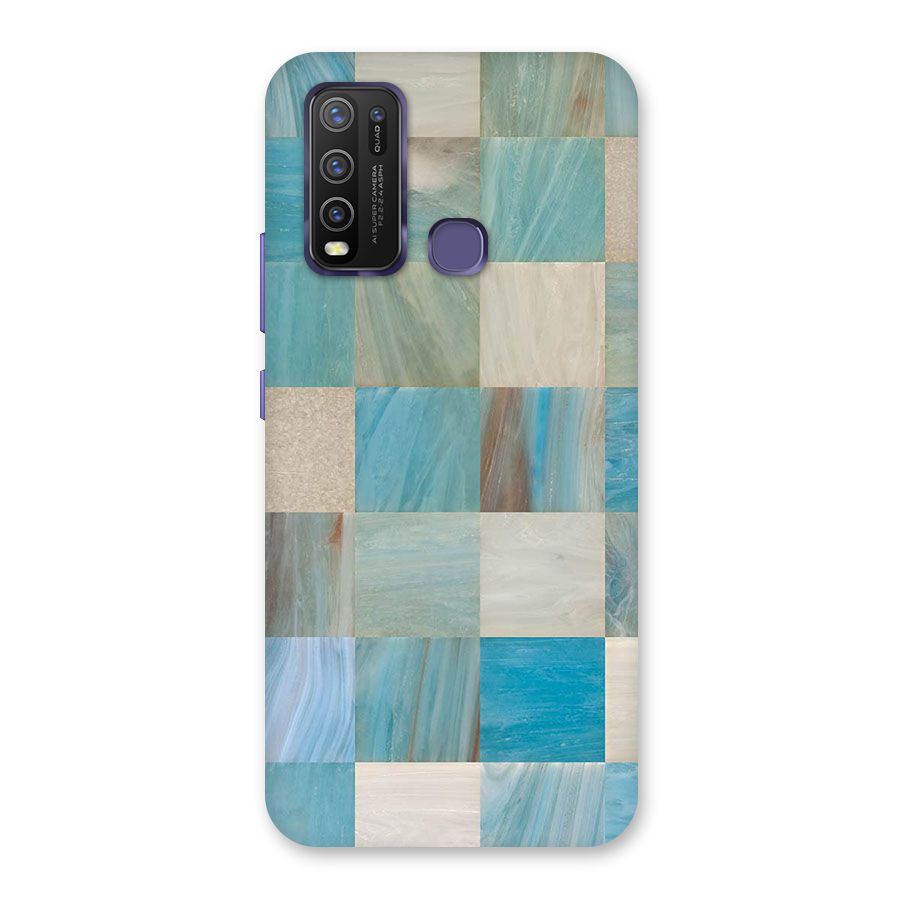 Blue Tiles Back Case for Vivo Y30