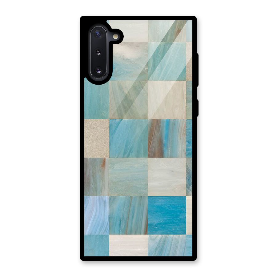 Blue Tiles Glass Back Case for Galaxy Note 10