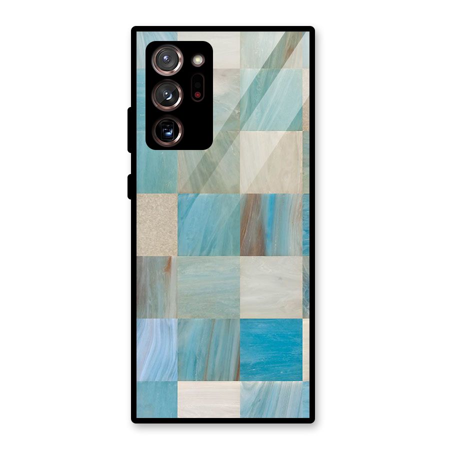 Blue Tiles Glass Back Case for Galaxy Note 20 Ultra 5G