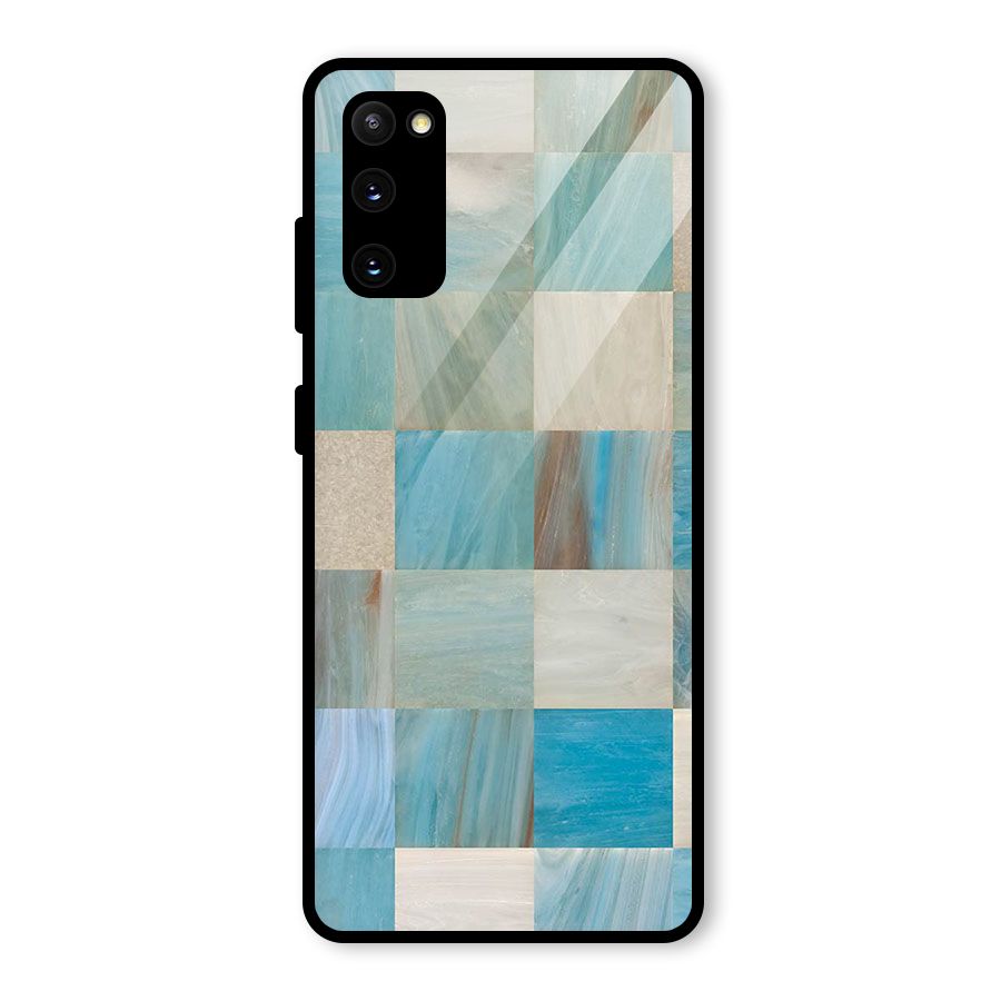 Blue Tiles Glass Back Case for Galaxy S20 FE 5G