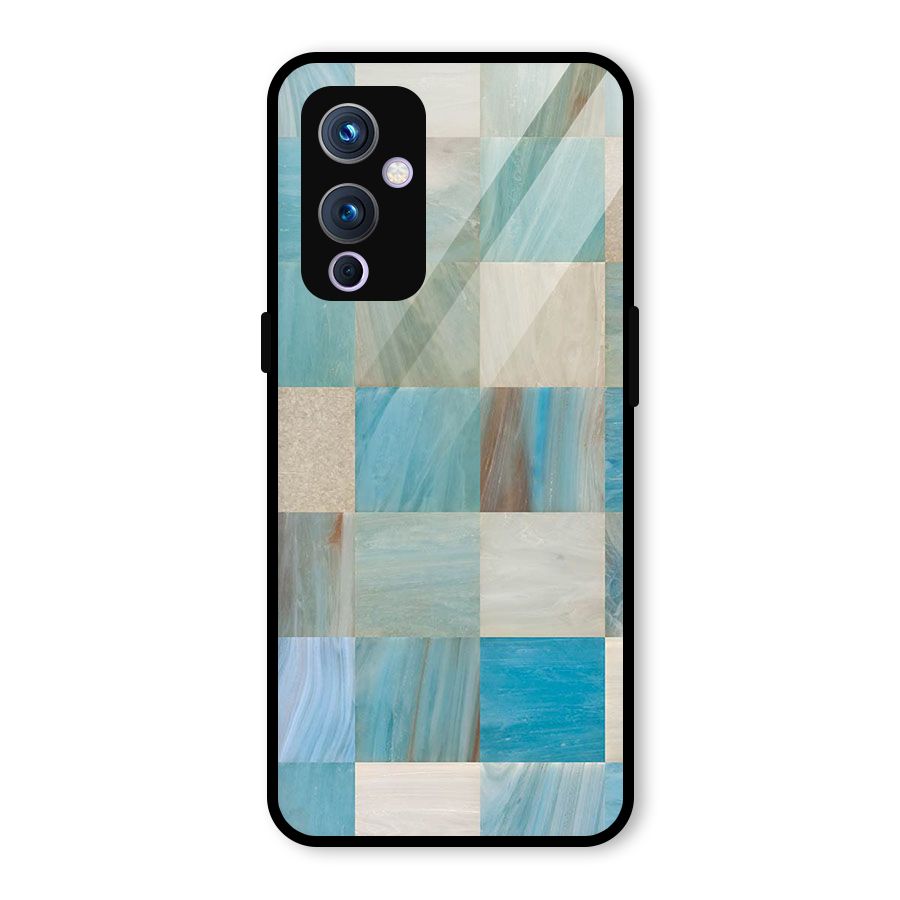 Blue Tiles Glass Back Case for OnePlus 9