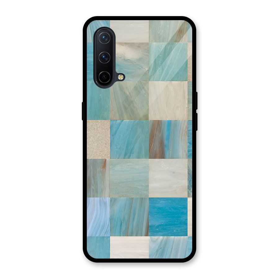 Blue Tiles Glass Back Case for OnePlus Nord CE 5G