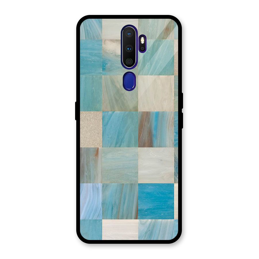Blue Tiles Glass Back Case for Oppo A9 (2020)