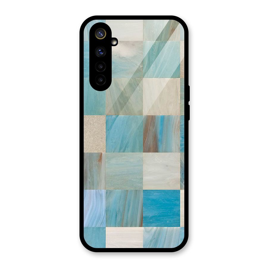 Blue Tiles Glass Back Case for Realme 6i