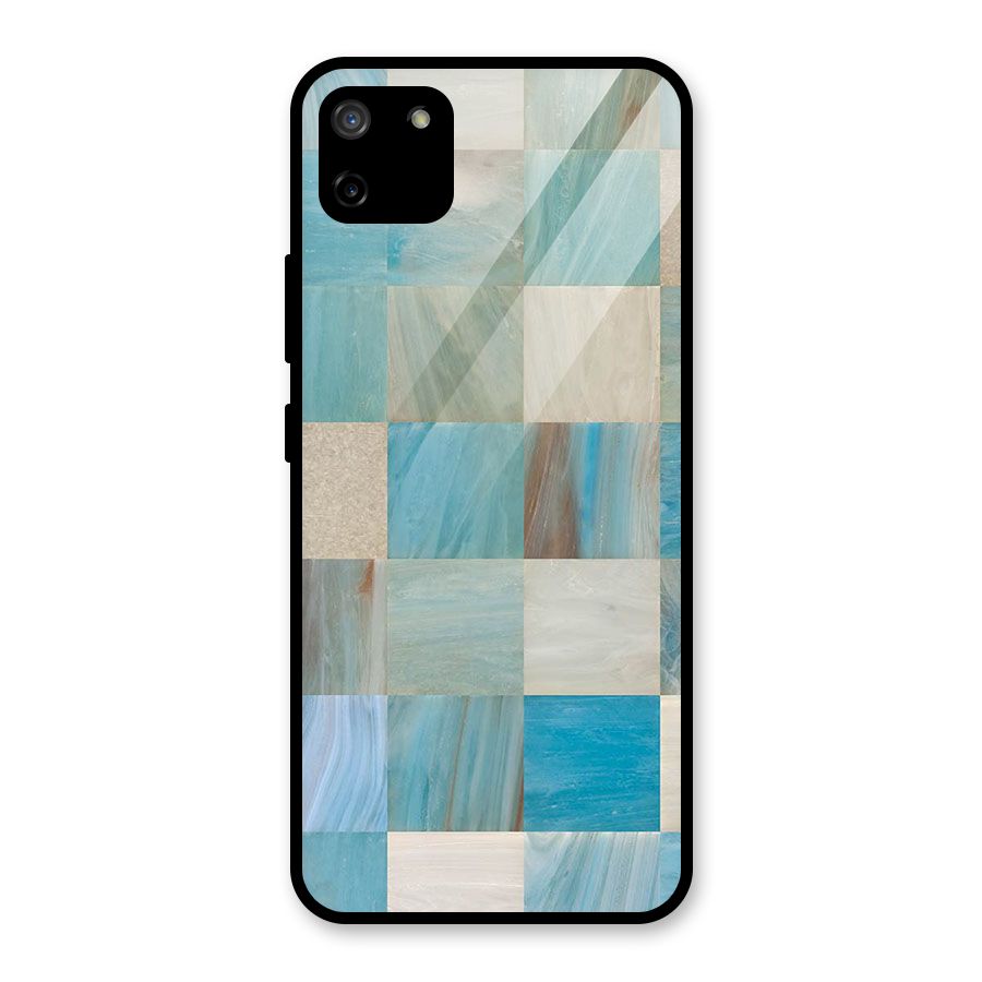 Blue Tiles Glass Back Case for Realme C11