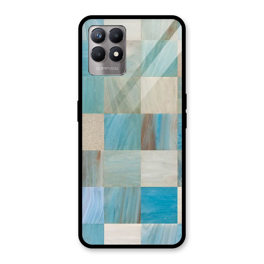 Blue Tiles Glass Back Case for Realme Narzo 50