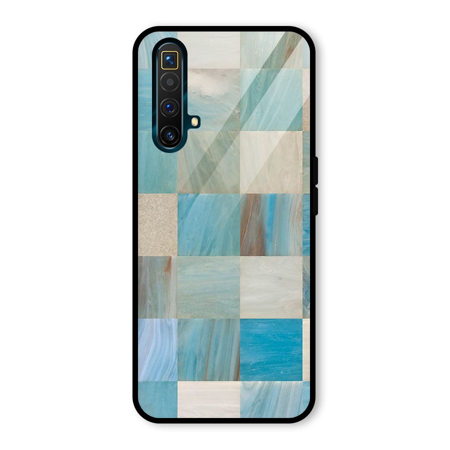 Blue Tiles Glass Back Case for Realme X3
