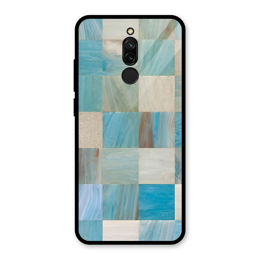 Blue Tiles Glass Back Case for Redmi 8