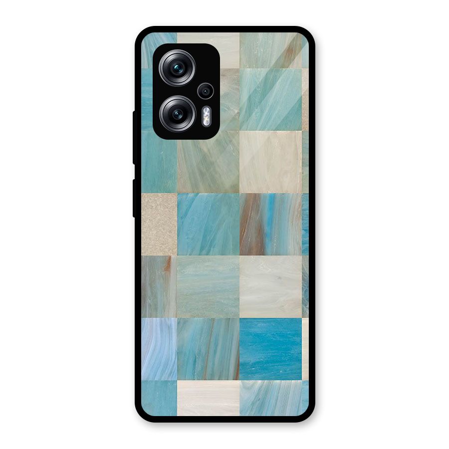 Blue Tiles Glass Back Case for Redmi K50i