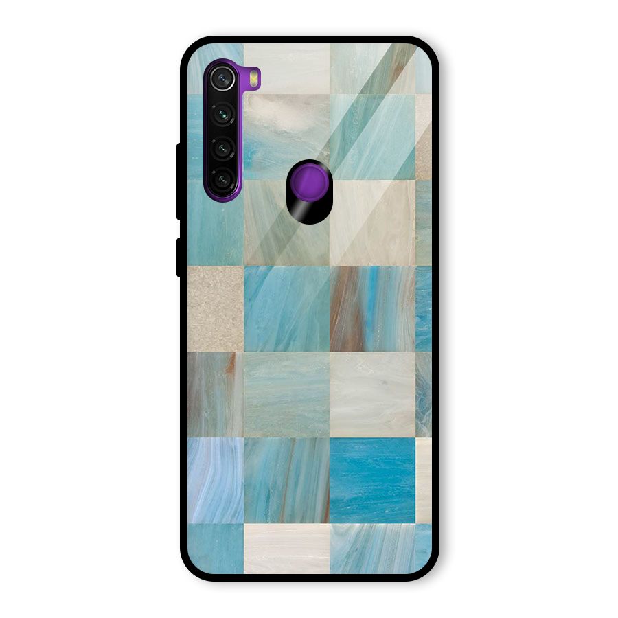 Blue Tiles Glass Back Case for Redmi Note 8