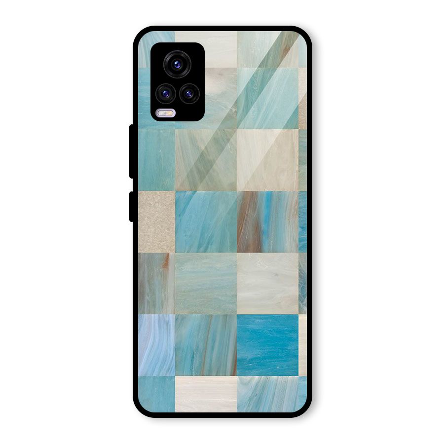 Blue Tiles Glass Back Case for Vivo V20