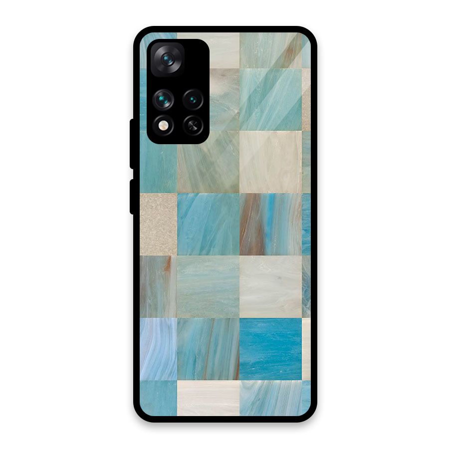 Blue Tiles Glass Back Case for Xiaomi 11i HyperCharge 5G