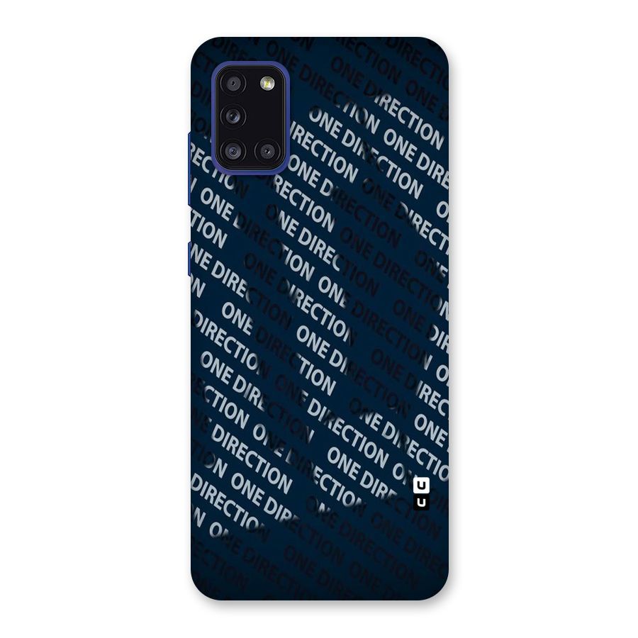 Blue Way Back Case for Galaxy A31