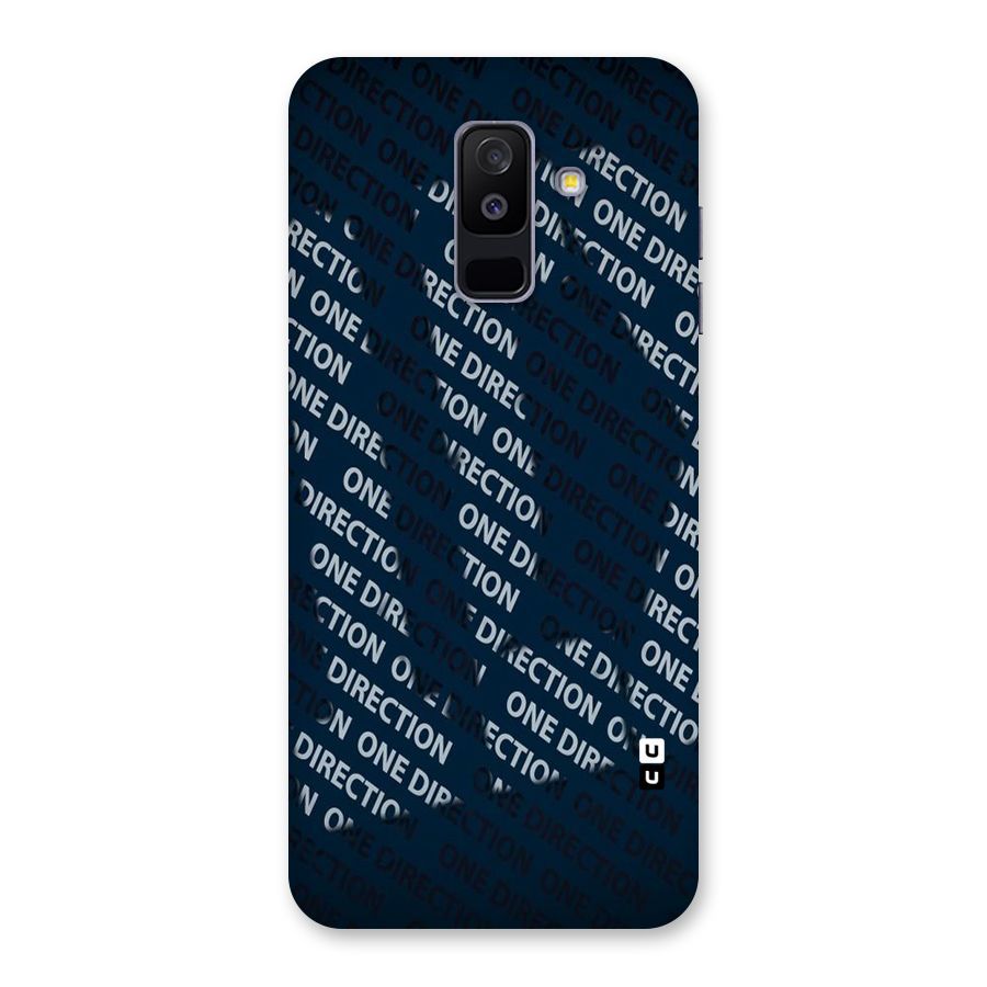 Blue Way Back Case for Galaxy A6 Plus