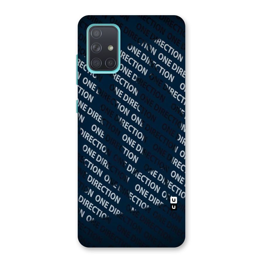 Blue Way Back Case for Galaxy A71