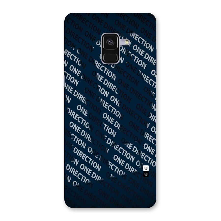 Blue Way Back Case for Galaxy A8 Plus