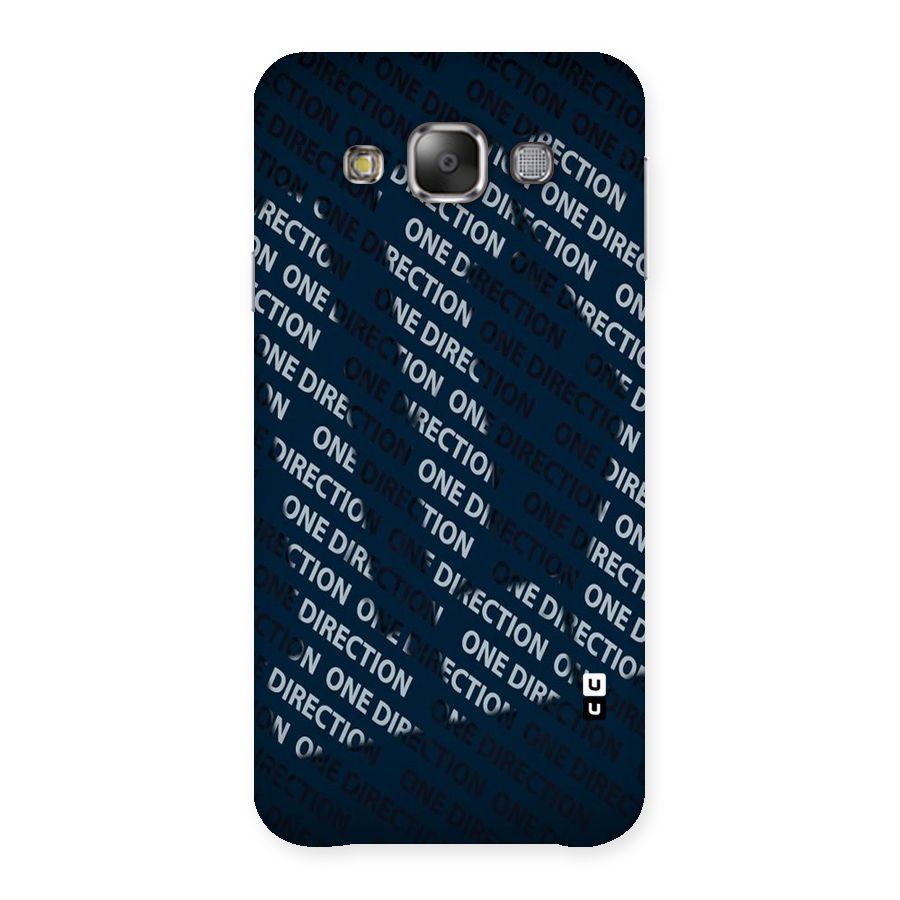 Blue Way Back Case for Galaxy E7