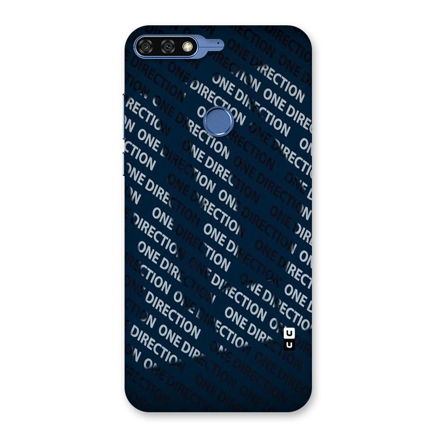 Blue Way Back Case for Honor 7C