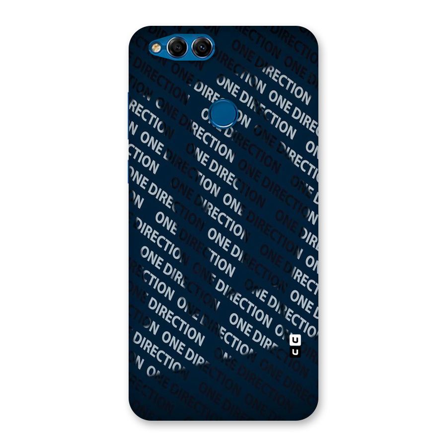 Blue Way Back Case for Honor 7X