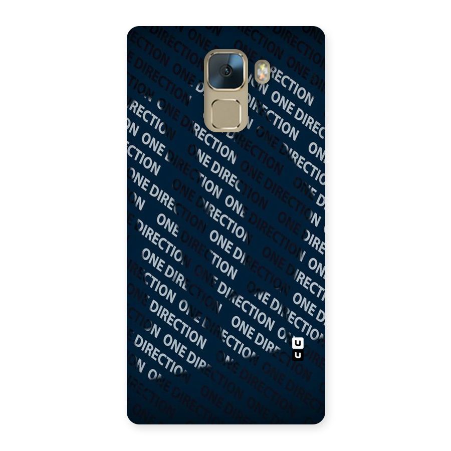 Blue Way Back Case for Huawei Honor 7