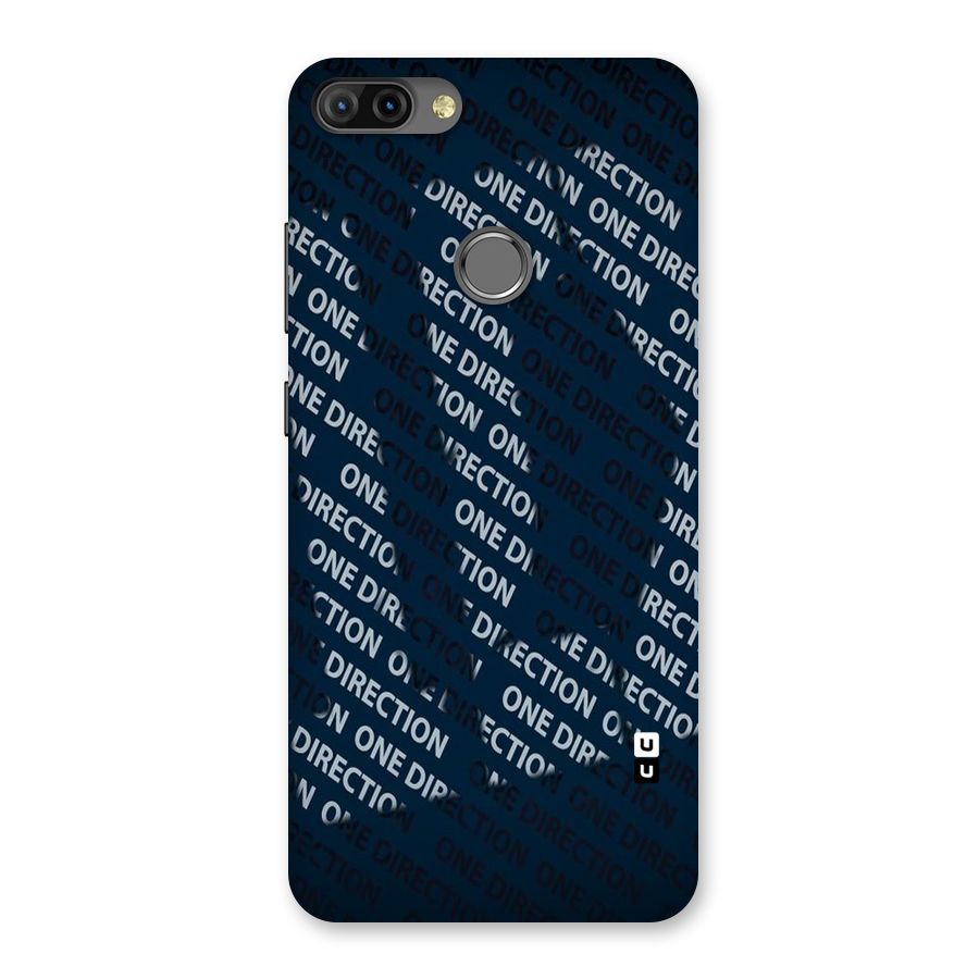 Blue Way Back Case for Infinix Hot 6 Pro