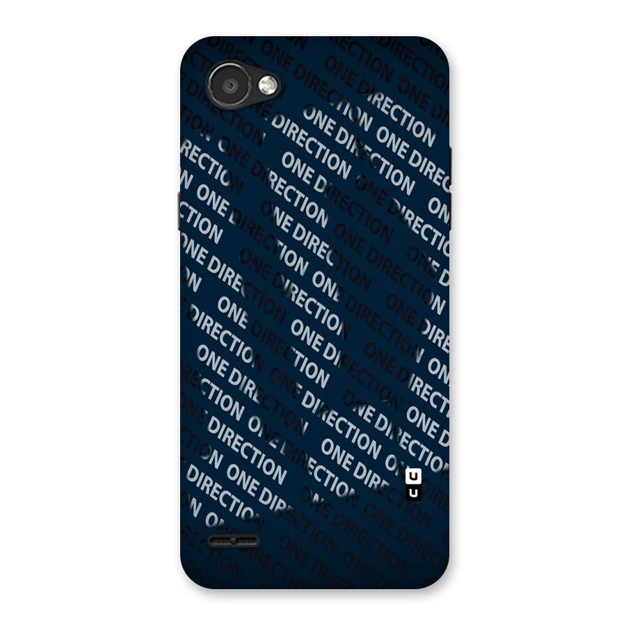 Blue Way Back Case for LG Q6