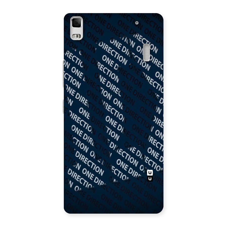 Blue Way Back Case for Lenovo K3 Note