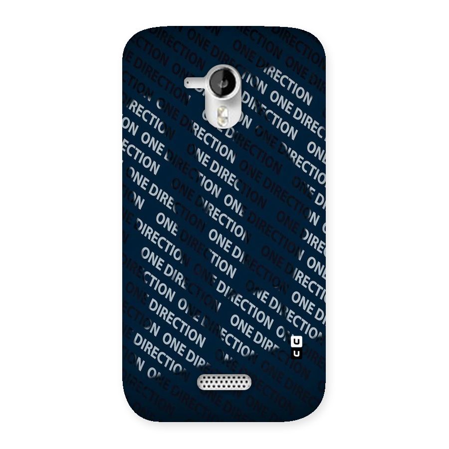 Blue Way Back Case for Micromax Canvas HD A116