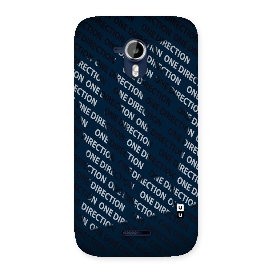 Blue Way Back Case for Micromax Canvas Magnus A117