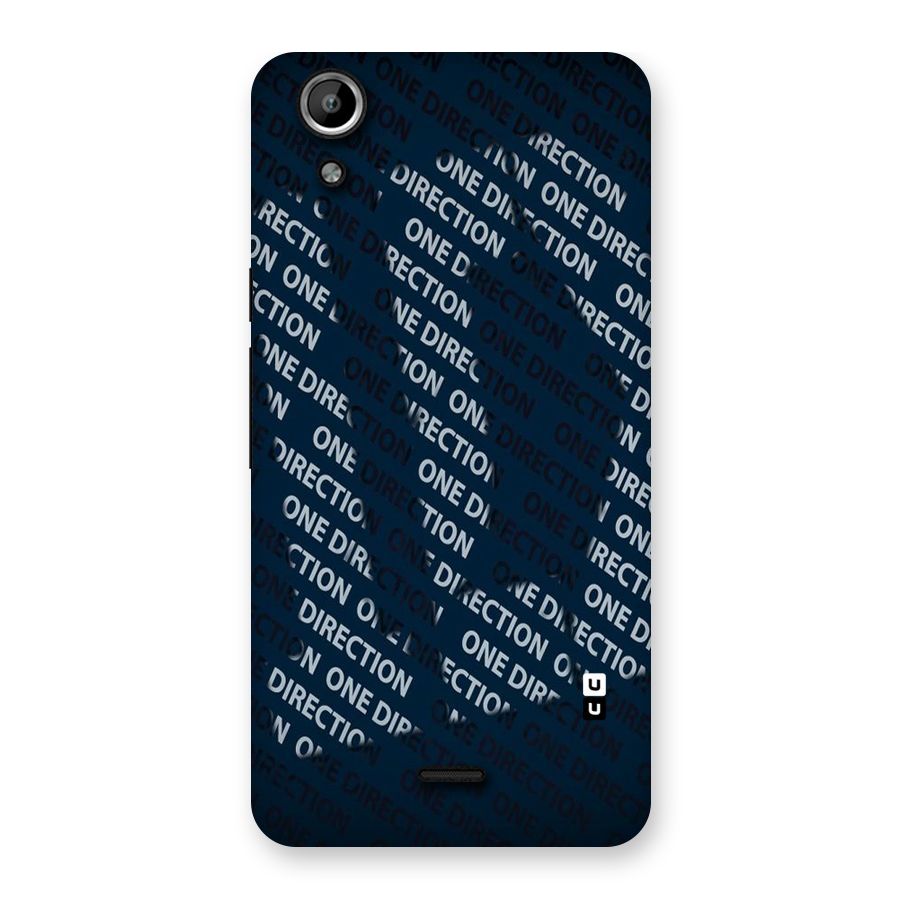 Blue Way Back Case for Micromax Canvas Selfie Lens Q345