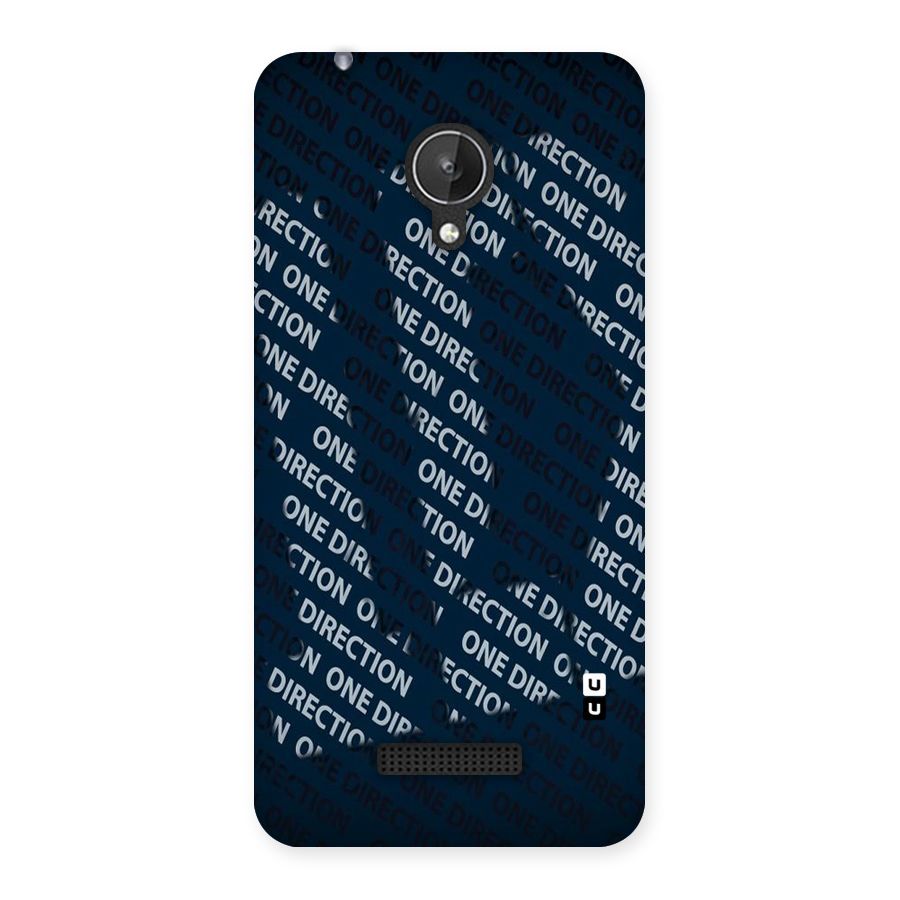 Blue Way Back Case for Micromax Canvas Spark Q380