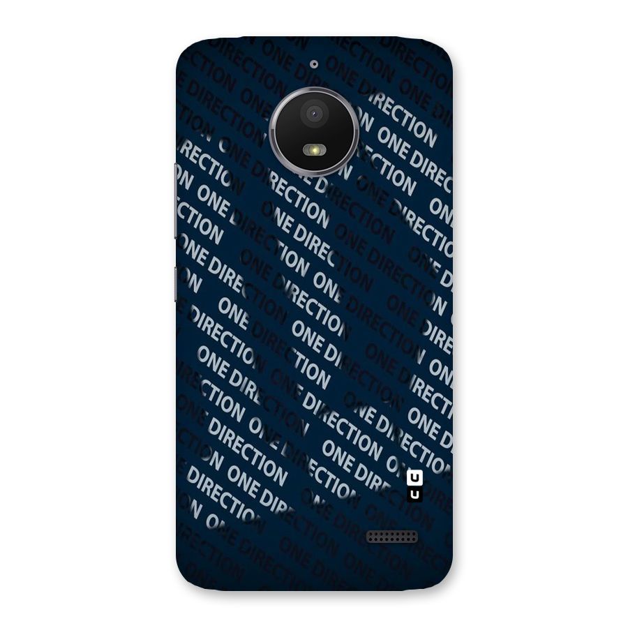 Blue Way Back Case for Moto E4