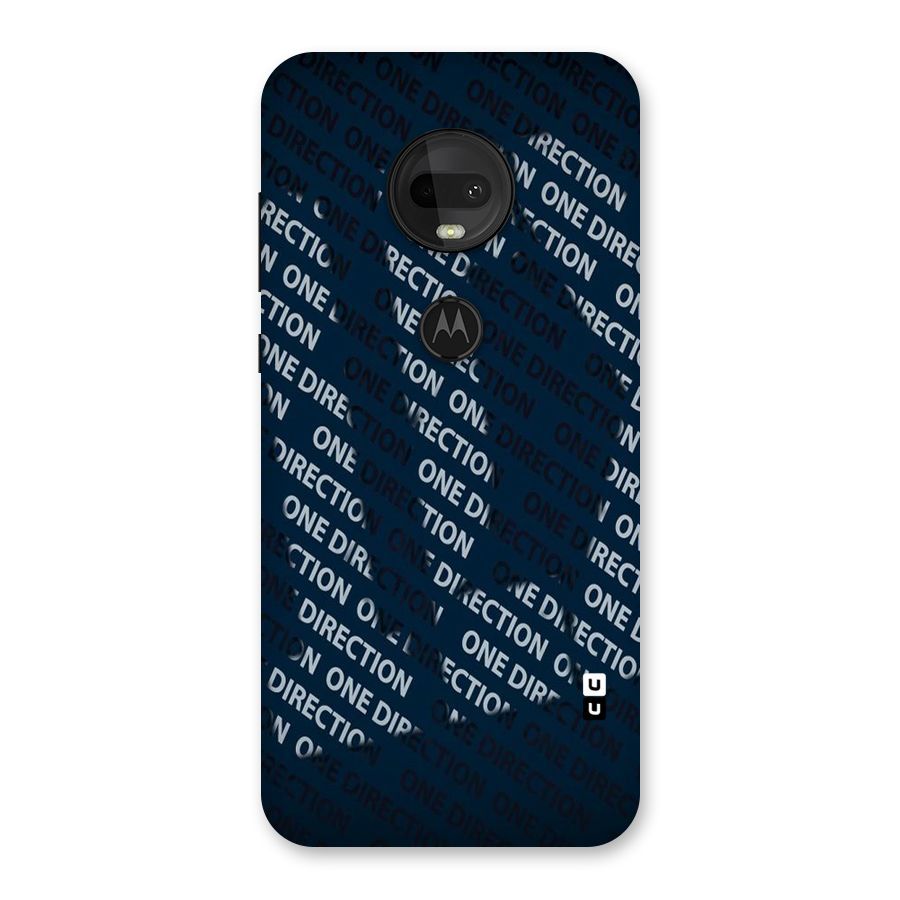 Blue Way Back Case for Moto G7