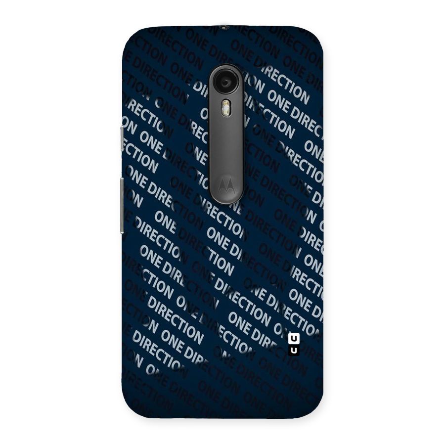 Blue Way Back Case for Moto G Turbo