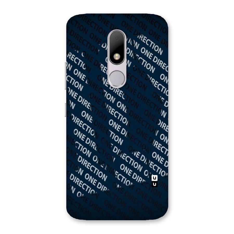 Blue Way Back Case for Moto M