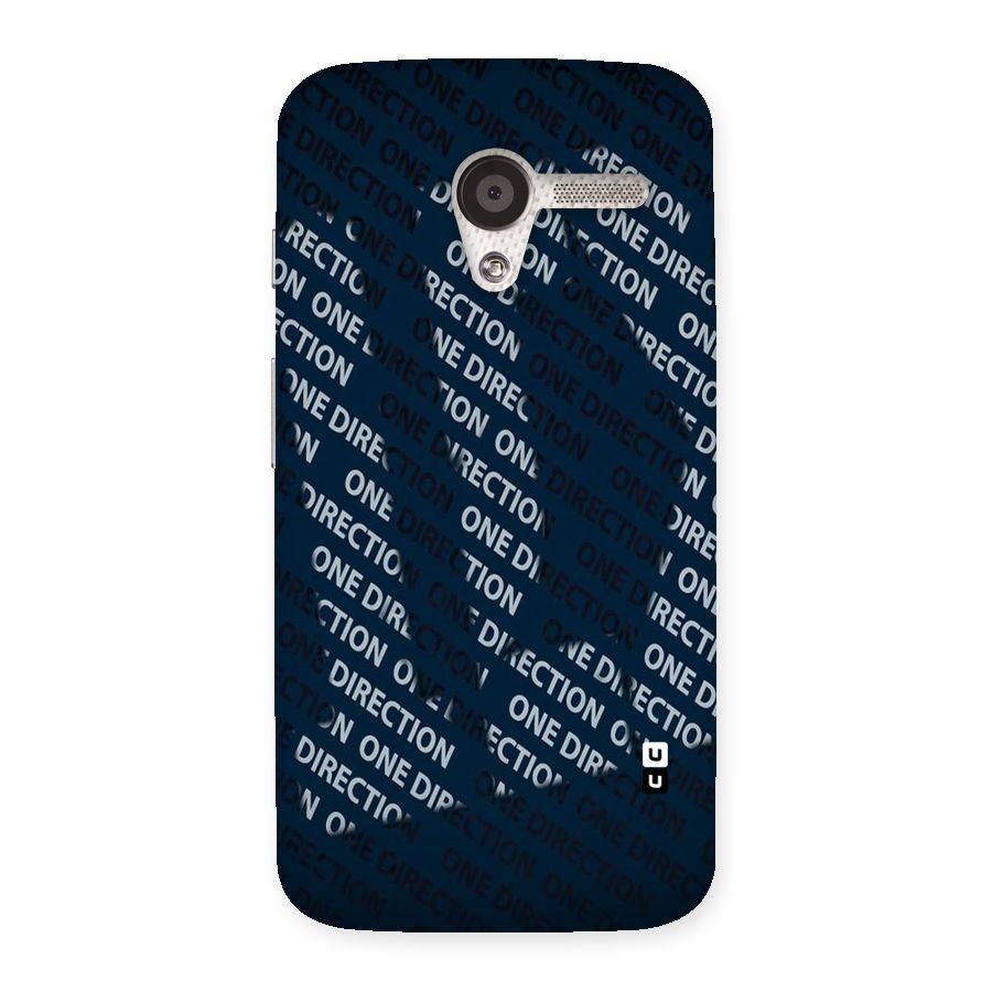 Blue Way Back Case for Moto X