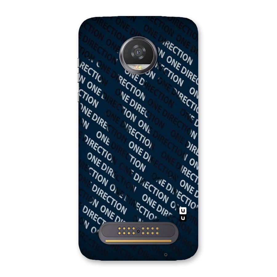 Blue Way Back Case for Moto Z2 Play