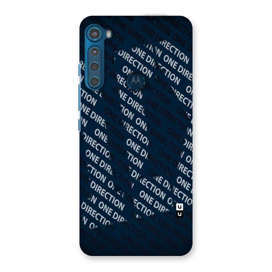 Blue Way Back Case for Motorola One Fusion Plus