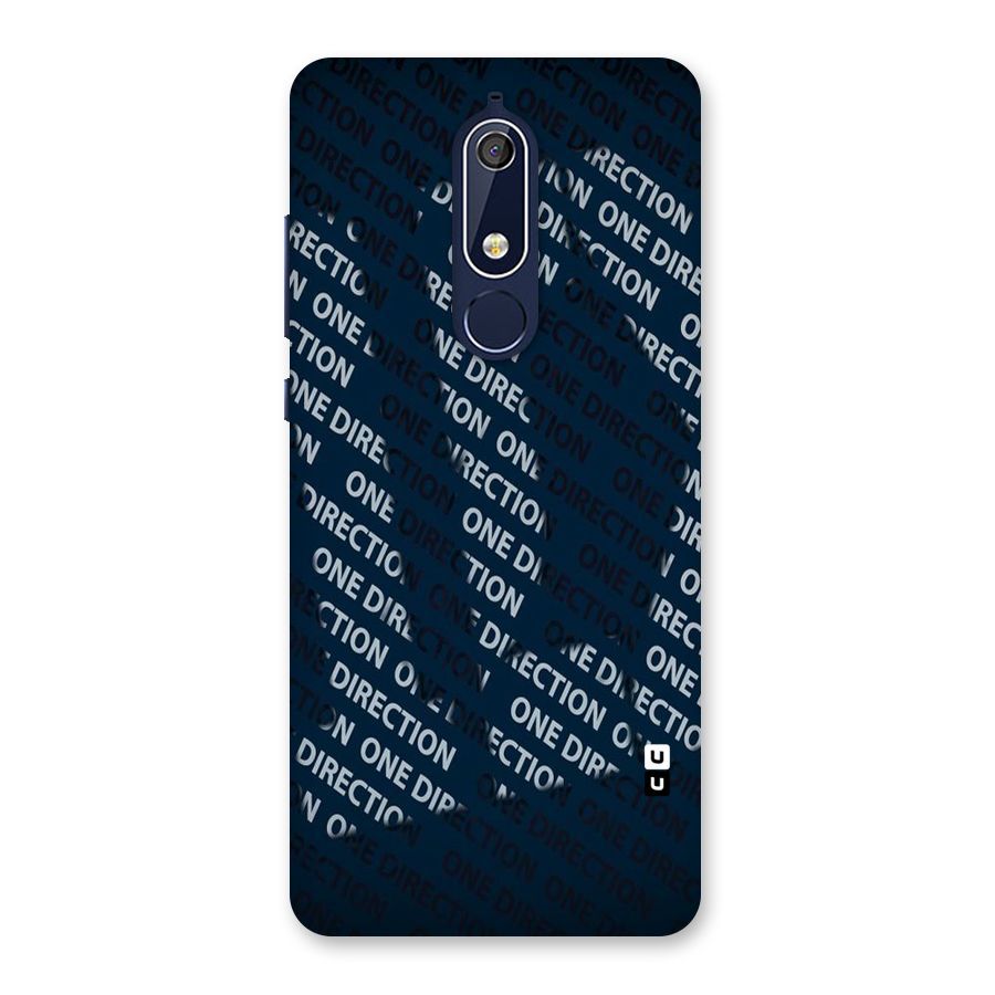 Blue Way Back Case for Nokia 5.1