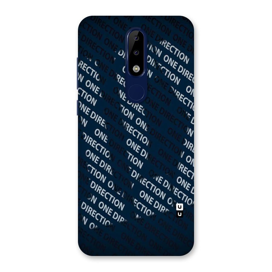 Blue Way Back Case for Nokia 5.1 Plus