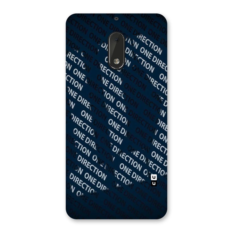 Blue Way Back Case for Nokia 6