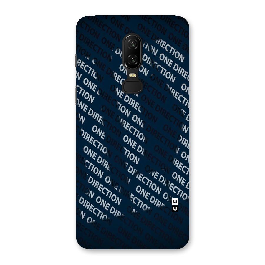 Blue Way Back Case for OnePlus 6