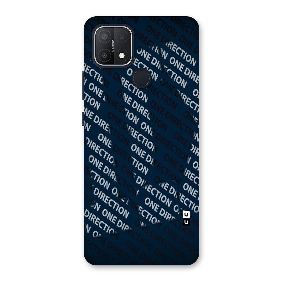 Blue Way Back Case for Oppo A15