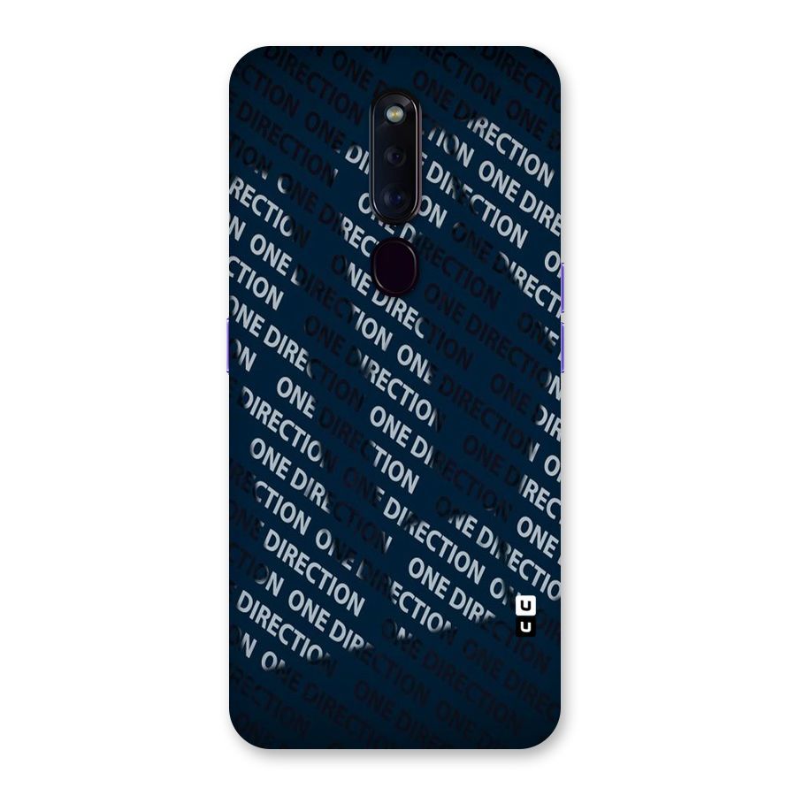 Blue Way Back Case for Oppo F11 Pro